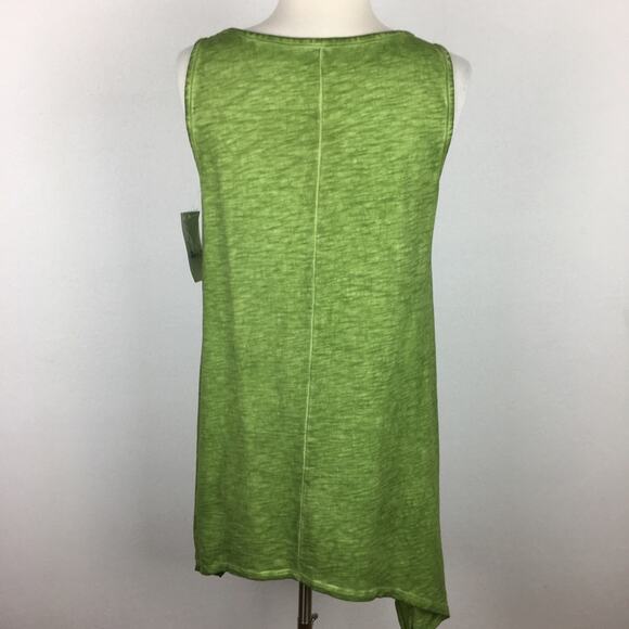Soft Surroundings NWT Green wasabi green Beaded Tank XS - Picture 5 of 7